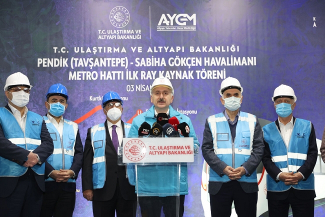 Sabiha Gökçen Havalimanı metroyla Kadıköy'e bağlanacak